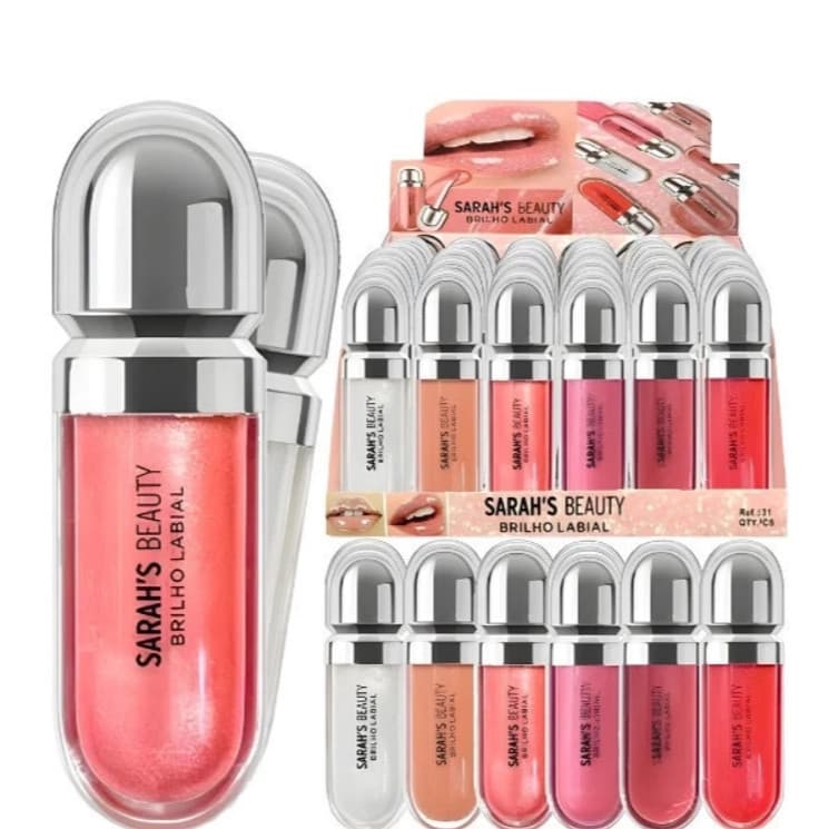 Gloss Labial Sara Sarah's Beauty brilho intenso o melhor
