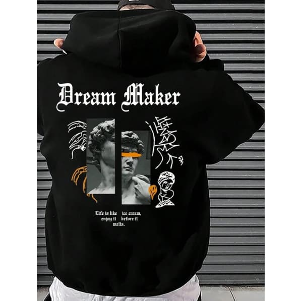 Casaco Moletom Canguru Estatua Dream Maker Streetwear