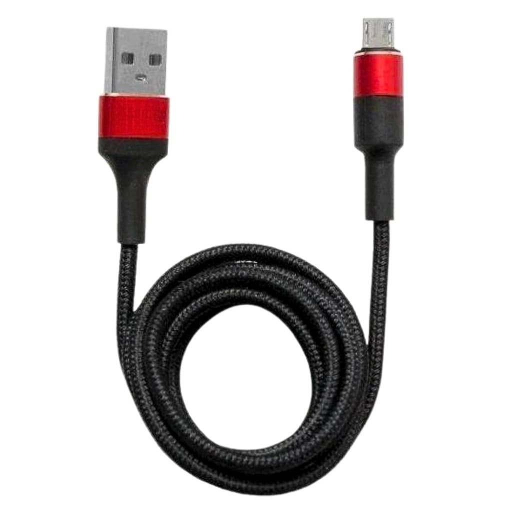 Cabo De Dados Carregador Rápido Turbo USB Tipo C Em Nylon Trançado 1 Metro Para Dispositivos Celular Notebook