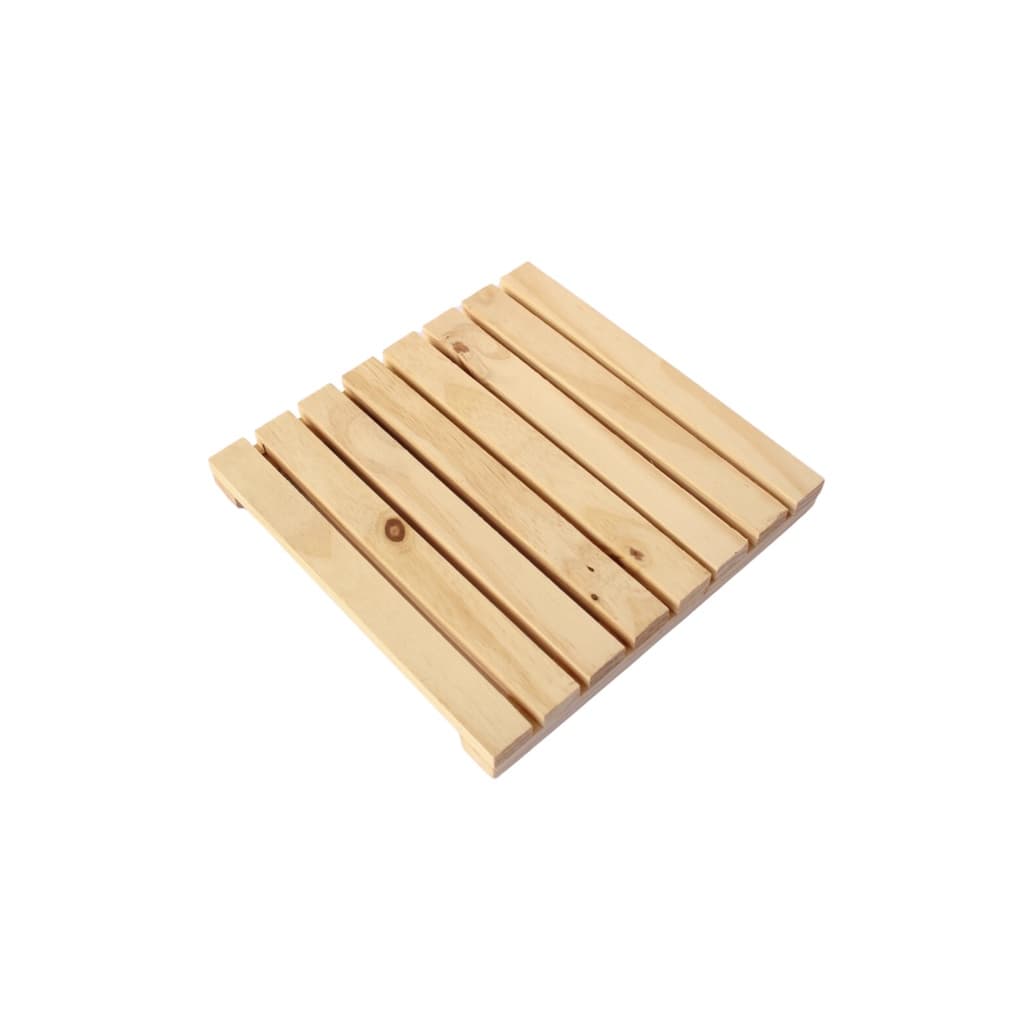 Deck Modular Suporte para Vasos Madeira Pinus 40x40