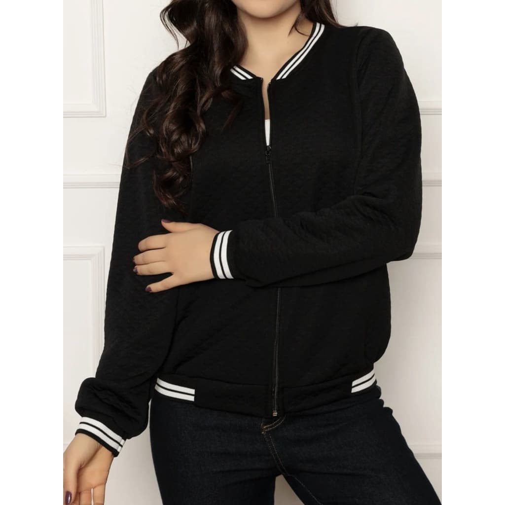 Blusa Abrigo de Frio Jaqueta Jaquetinha Bomber Casaco Feminino
