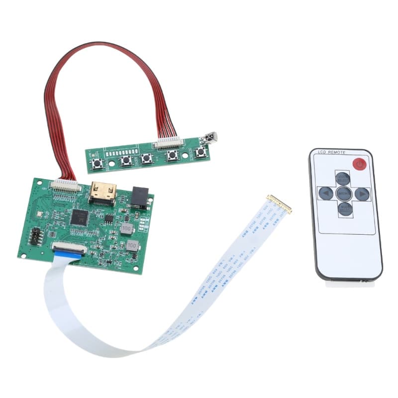 Placa Driver Multifuncional Estone LCD Interface 30 Pinos Suporte Tela Externa Parâmetro Multitela