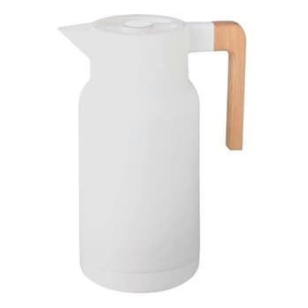 Garrafa Térmica Wood Fashion Branca 1 Litro Termopro Bule