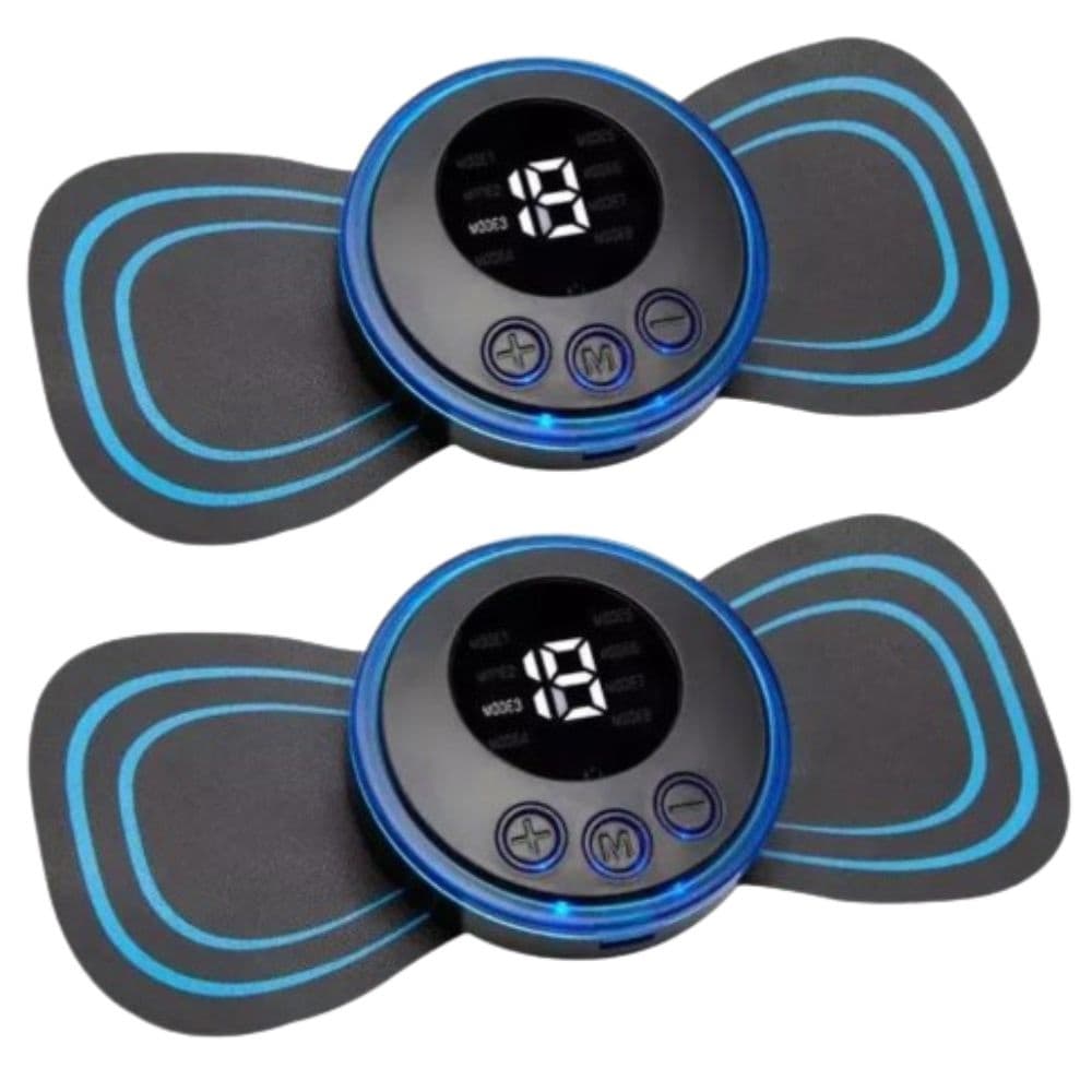Kit 2 Massageador Portátil Recarregável Dor Pescoço Coluna Pernas