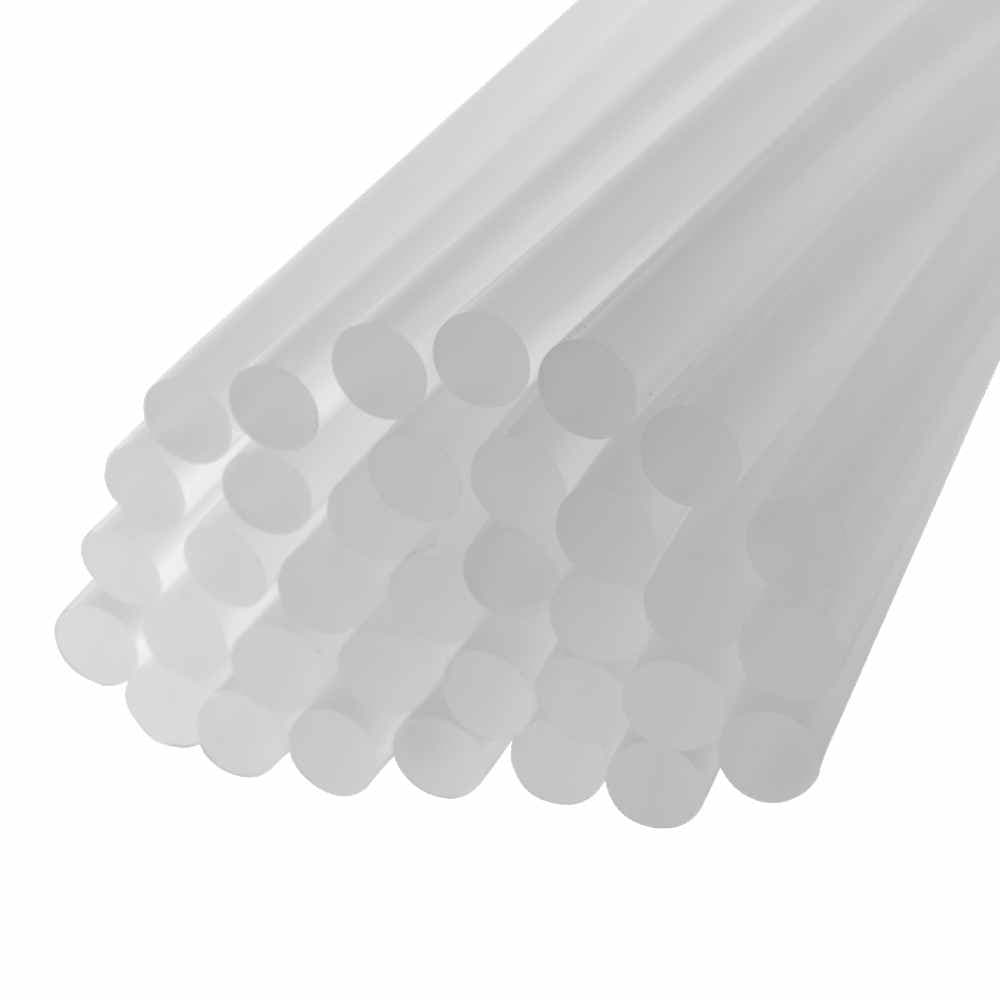 Pacote De Cola Bastão Para Cola Quente Fina 7mm X 30cm 1Kg