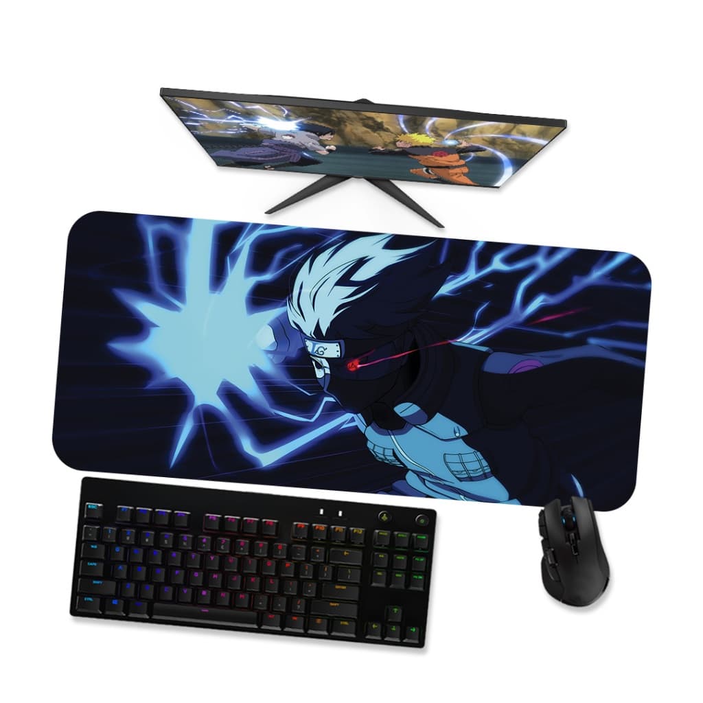 Mouse Pad Gamer Grande Naruto  Kakashi Hatake 1 90x40 80x40 60x40 70x30 45x40