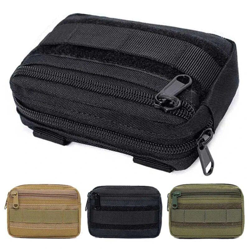 Mochila Utilitária Tática Masculina de Camada Dupla para EDC Militar, com Sistema Molle.