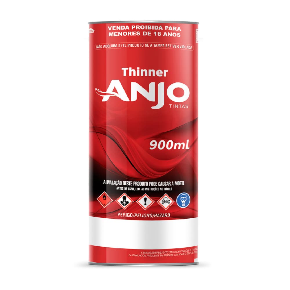 THINNER 2750 DILUENTE E PARA LIMPEZA 900ML ANJO