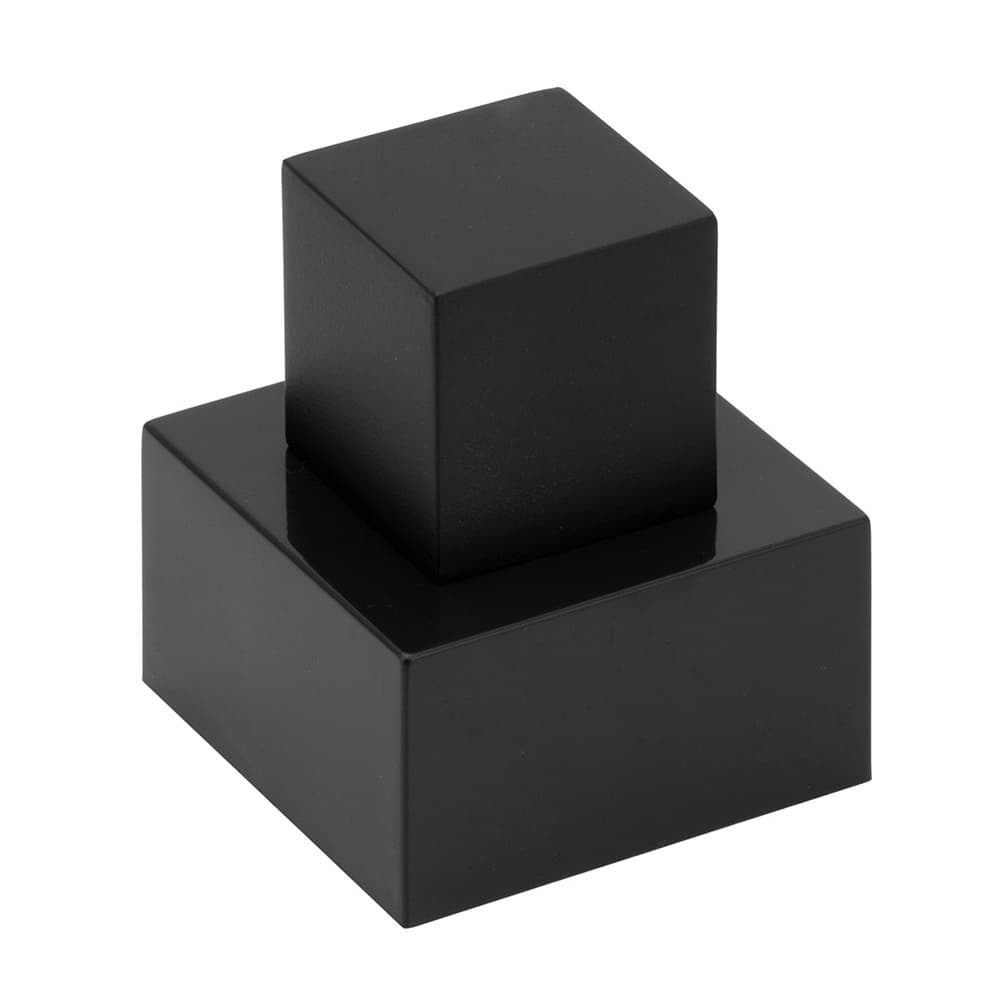 Acabamento De Registro Quadrado Preto Black Abs 1.1/2