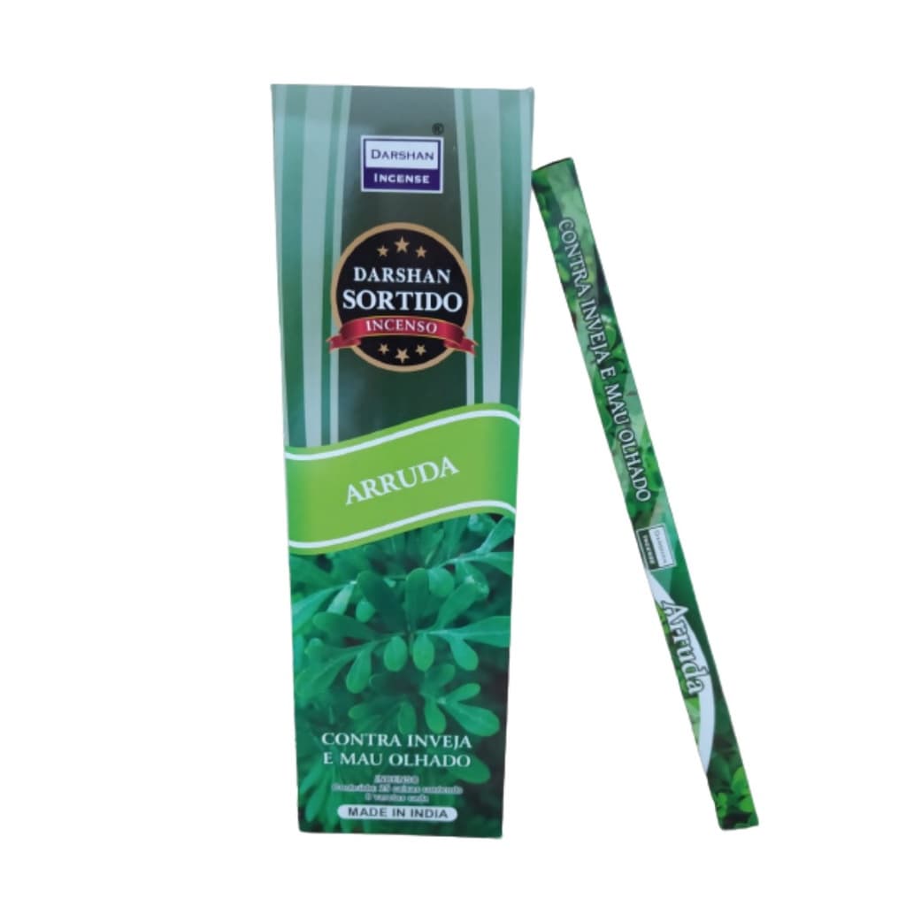 Incenso de Arruda Natural para Proteção e Purificação – 8 Varetas Aromáticas