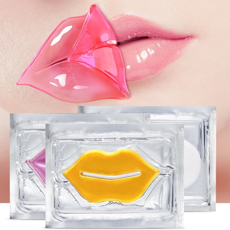 Kit 10 Máscaras Labial BIOAQUA de Colágeno com Hidratante Lip Gloss