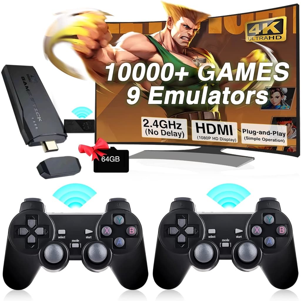 Console Retro 4K + 10 mil Jogos Clássicos para a Diversão em Casa switch deck oled vit