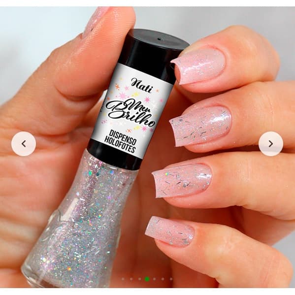 Esmalte Nati Meu Brilho Dispenso Holofotes