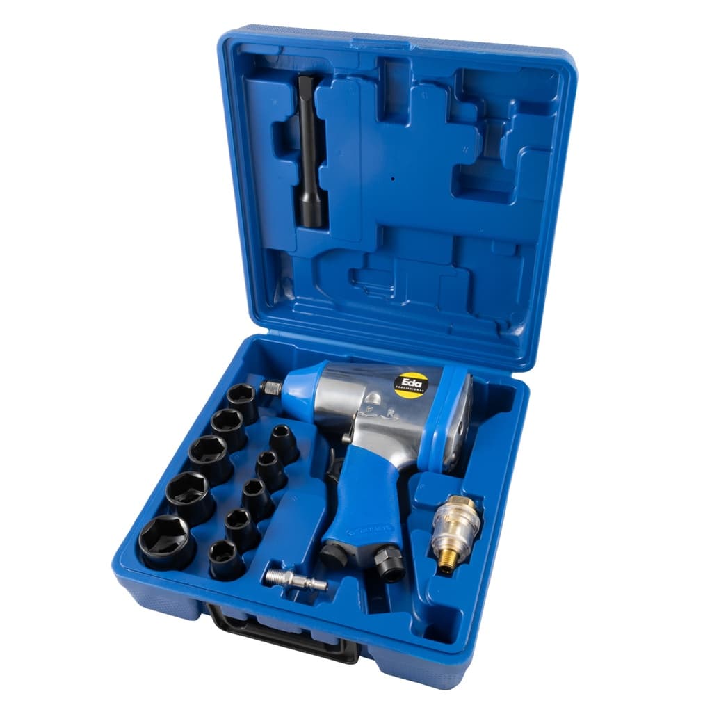 Chave de Impacto 1/2" Eda Leve com Kit com Chave e Soquetes