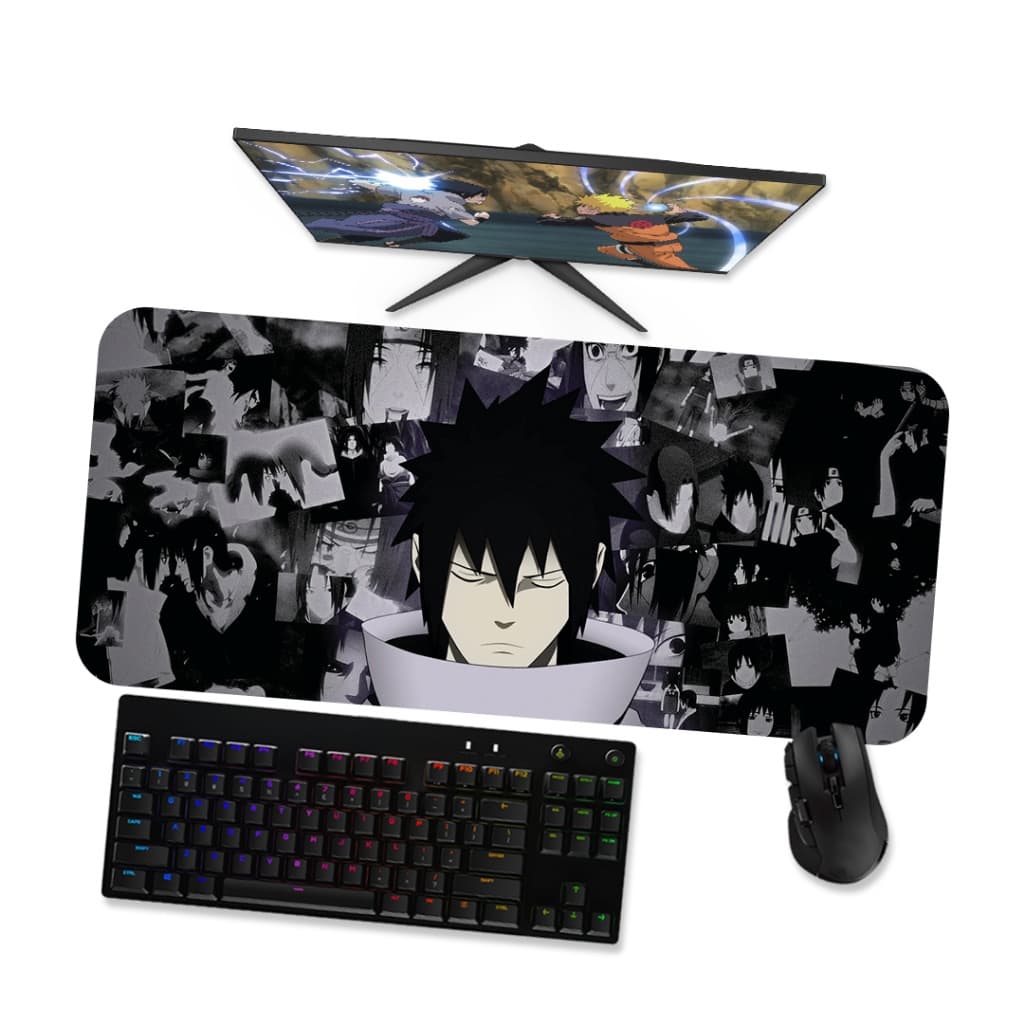 Mouse Pad Gamer Grande Naruto  Sasuke Uchiha 2 90x40 80x40 60x40 70x30 45x40