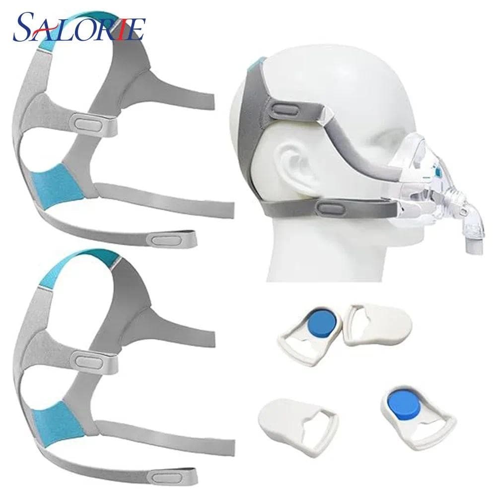 CPAP Faixa De Cabeça De Substituição Ajustável Ventilador F20/N20 Máscara Tiara Acessórios Com Clipe