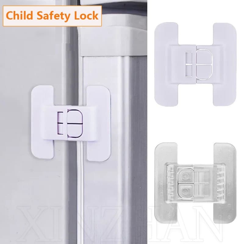 Trava Da Gaveta Porta Do Armário Bebê Geladeira/De Segurança Infantil Multifuncional/Fecho Oculto Seguro Para Casa/Prote