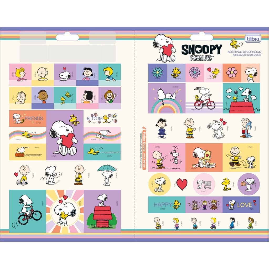 Adesivo Decorado Duplo Snoopy