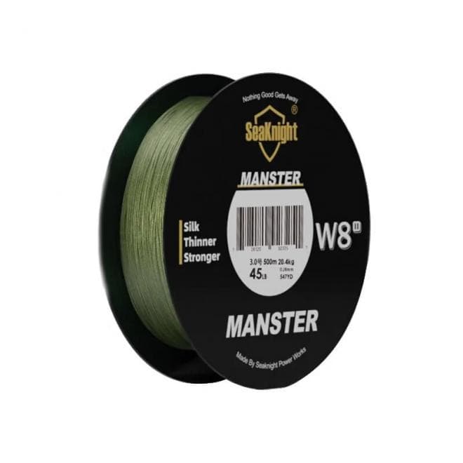 Linha de Pesca Multifilamento Manster W8 8 Fios SeaKnight 500 metros