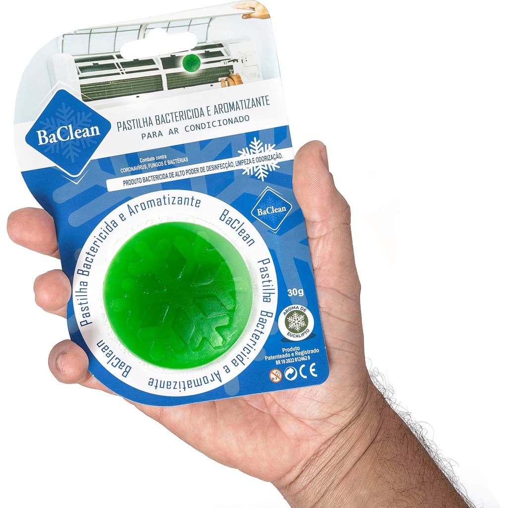 Pastilhas Aromatizantes Ar Condicionado Eucalipto kit 5