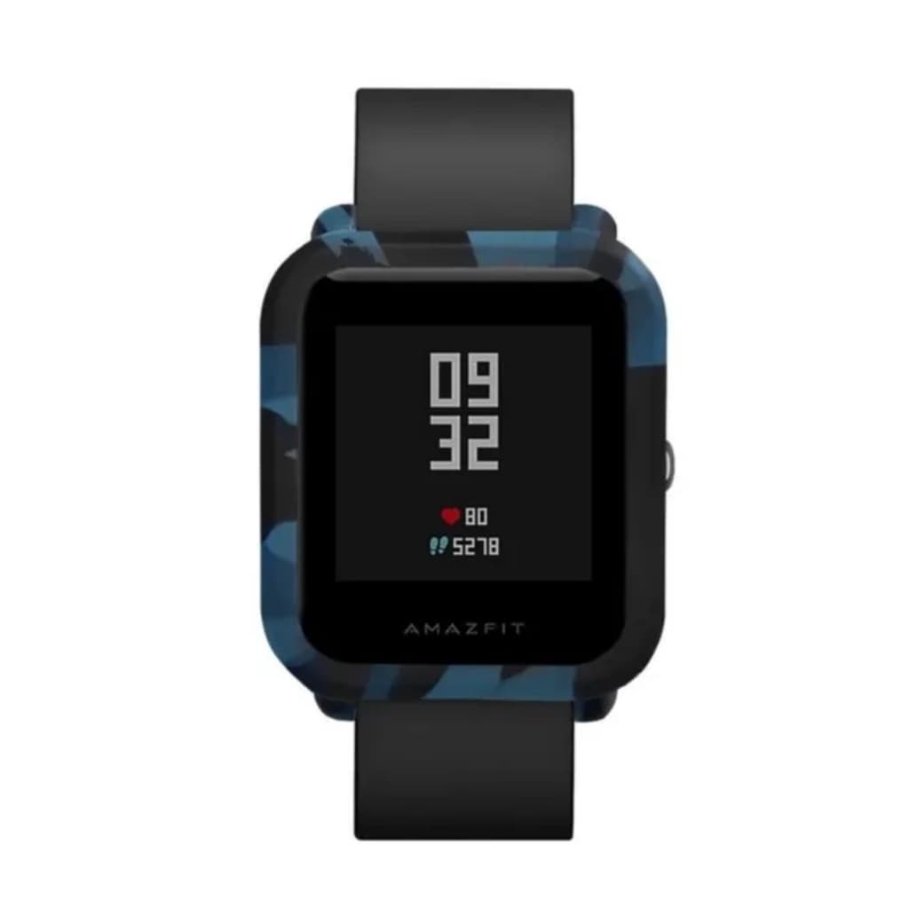 Capa Case Bumper Acrílico Camuflada Amazfit Bip Lite A1915