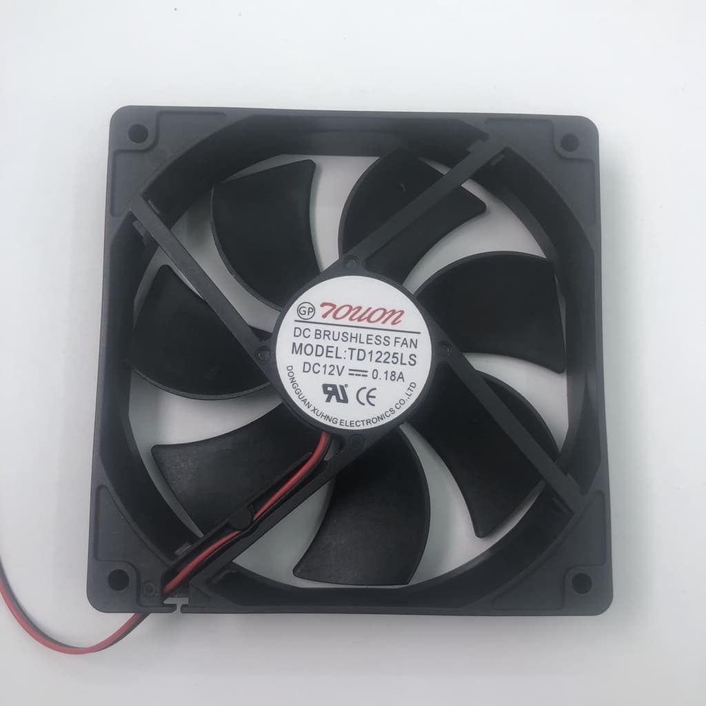 Adequado para TONON TD1225LS 12025 12V0.18 A 12CM chassi Ultra-silencioso ventilador de refrigeração de energia do compu