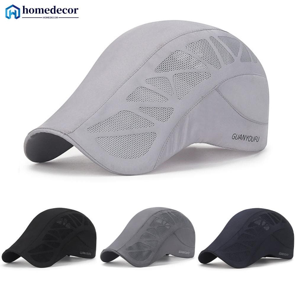 HOMEDECOR Boné De Malha Ajustável Baseball Primavera Verão Ciclismo De Secagem Rápida Sunhat Sports Breathable Cap Chapéu De Hip Hop F7N9