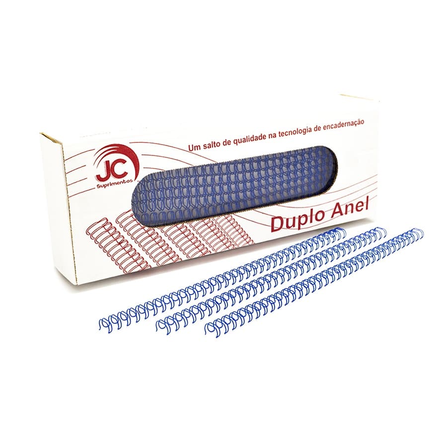 Garra Duplo Anel 5/16" Azul c/50 A4