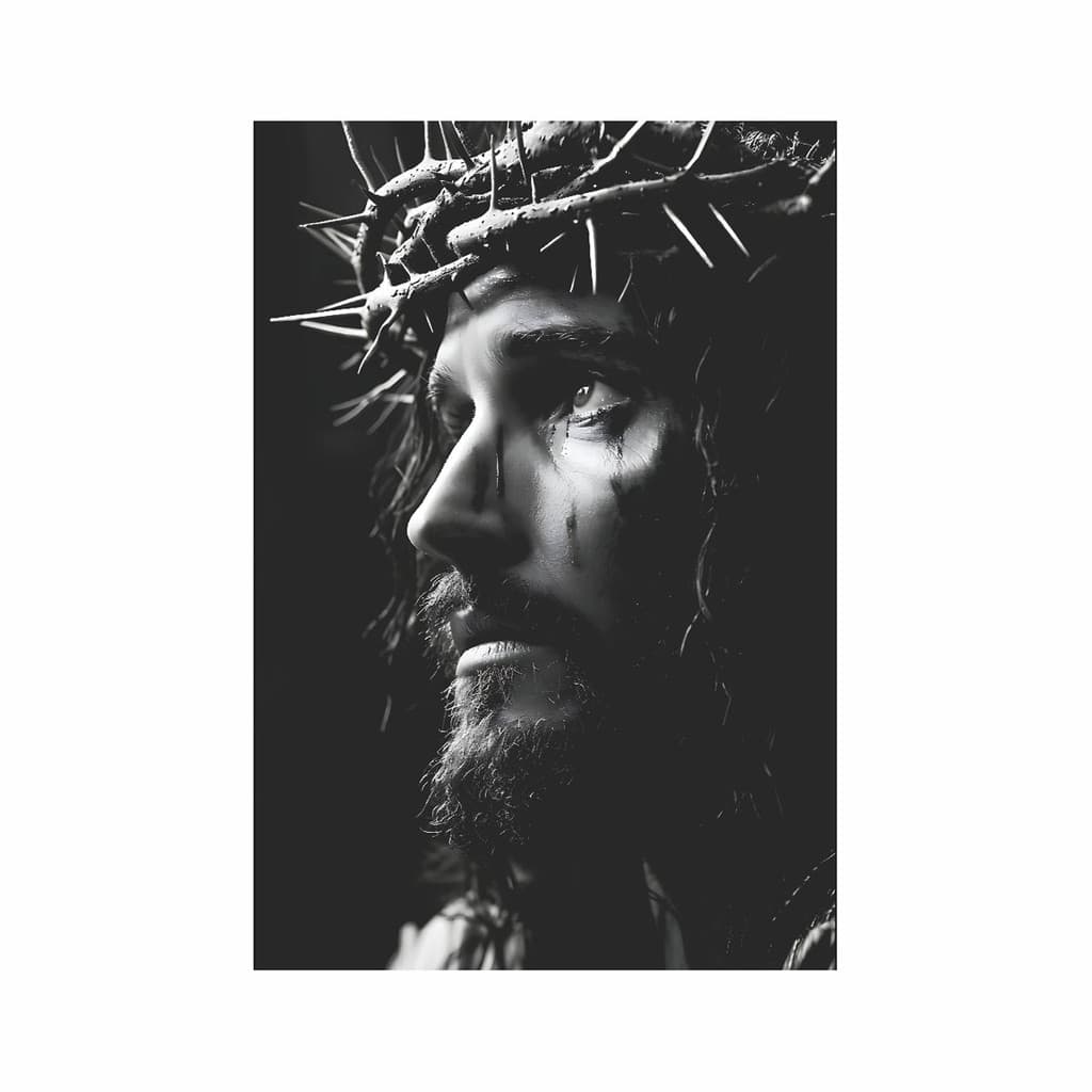 Painel Jesus Crucificado - Para Quadro Somente Tecido 0,70m x 1,00m