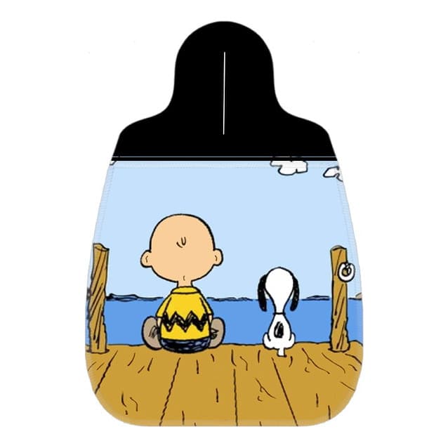 Lixeira Lixinho Carro Snoopy Olhando Mar