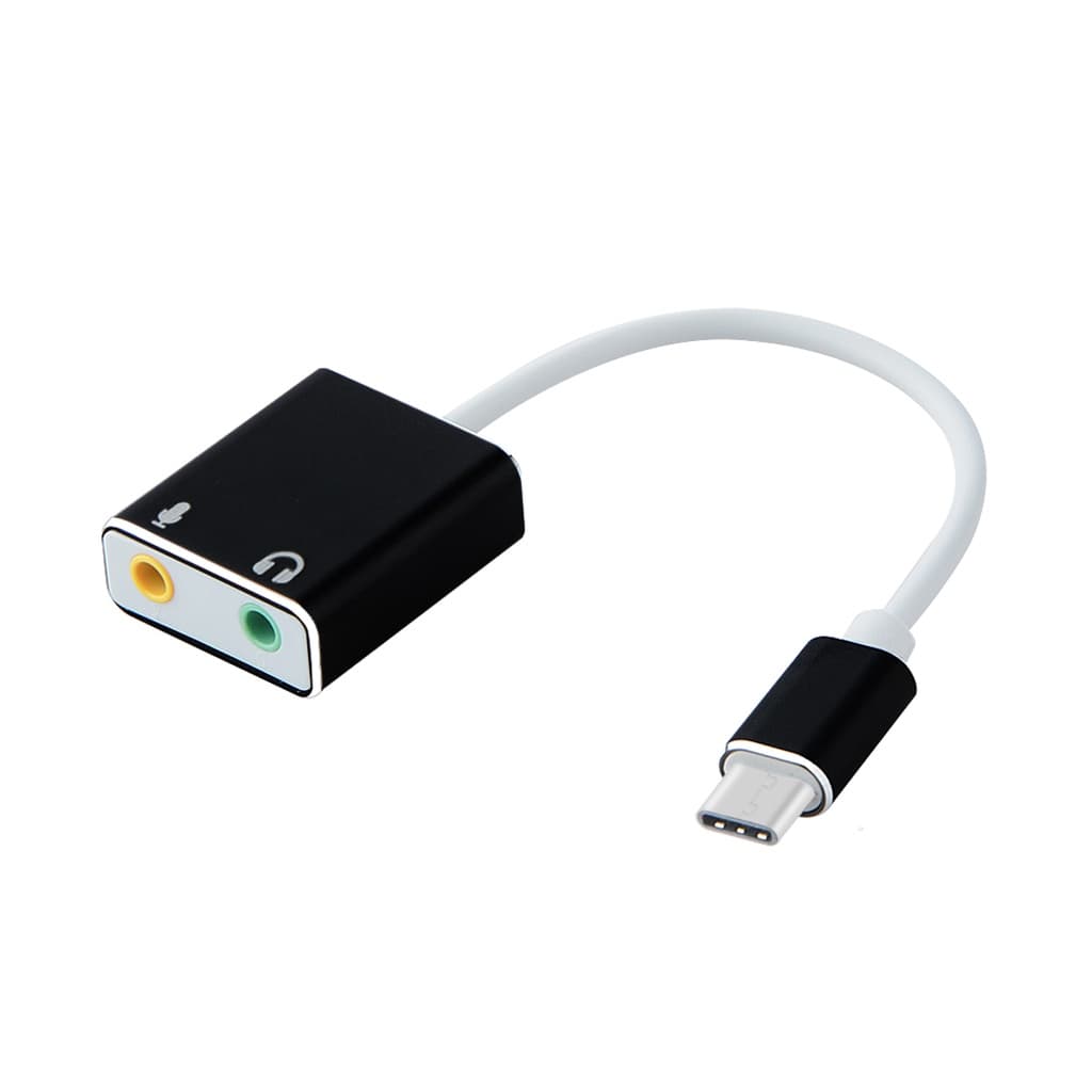ADAPTADOR P2 3.5MM DUAS VIAS PARA USB-C