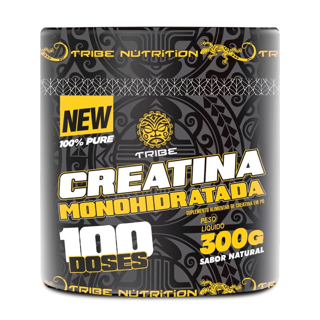 Creatina Monohidratada 100% Pura Tribe 300 Gramas