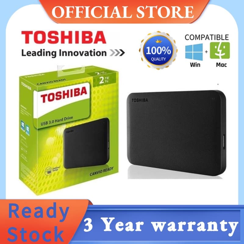 🔥🔥Toshiba Disco rígido externo 1TB 2TB 4TB External Hard Drive HDD USB 3.0  Portable HD Externo 2TB Hard Drive
