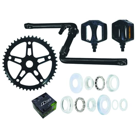 Kit Pedivela Bike Aro 20 Movimento Central Coroa 36d Cross