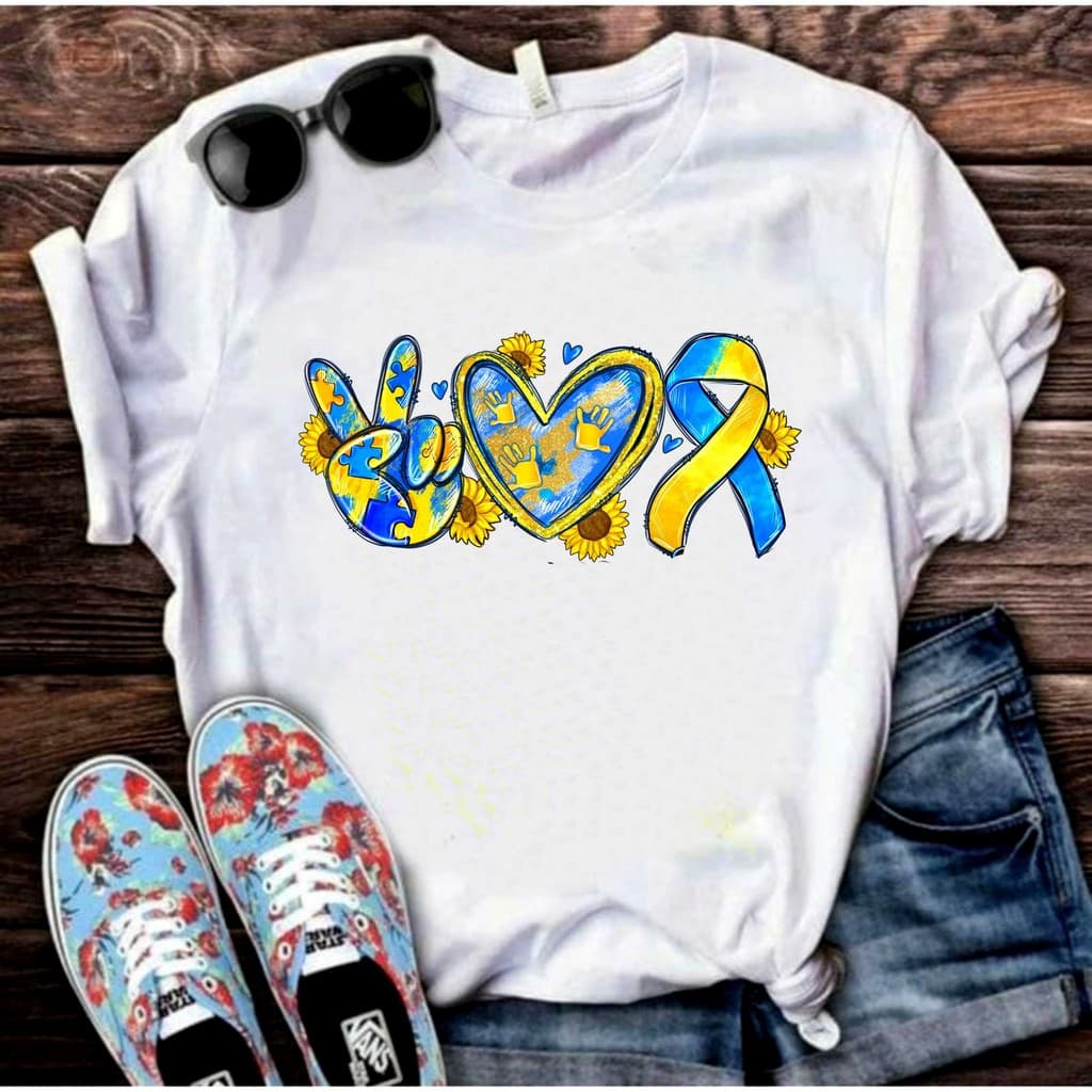 Camisa Síndrome de Down Abraço Down A67 Blusa  T-Shirt JG