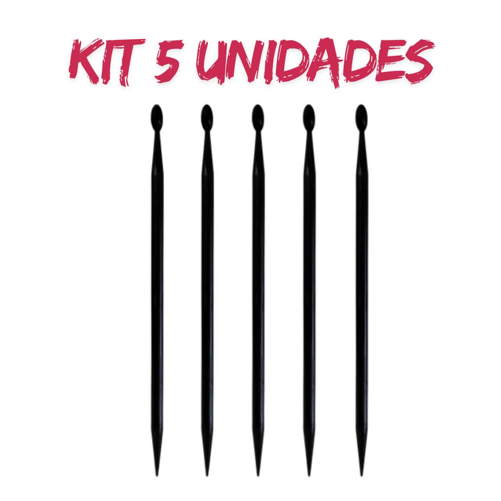 5 Palito Aplicador Dosador de henna profissional designer com Medidor