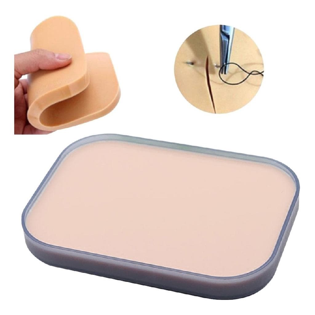 Simulador Sutura Na Pele Em Silicone Treino Profissional