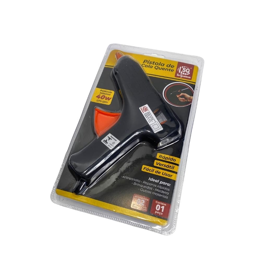 Pistola de Cola Quente Em Tubos Tomada 127v-220v 60Watts