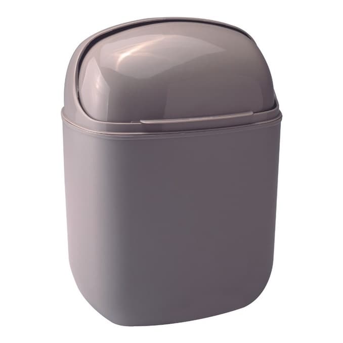 Lixeira C/ Tampa Articulavel Flip Top 9,3 Litros Banheiro Cozinha Multiuso Plastico Plasutil