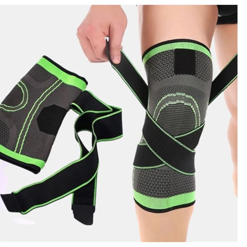 Joelheira Musculação Compressão Ortopédica Academia Corrida Bike Para Articulação Dores