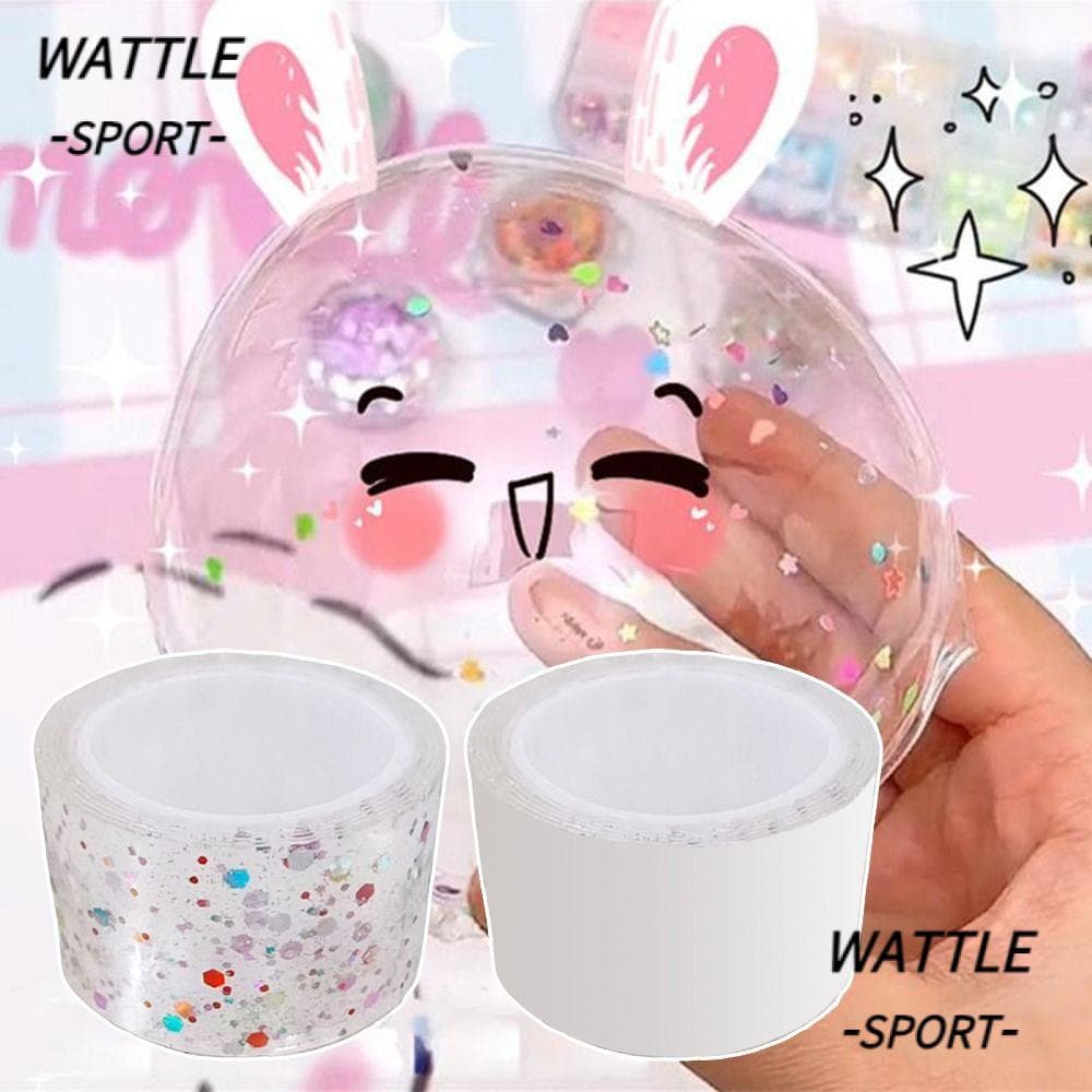 WATTLE 1Meter Fita Adesiva De Bolha Para Crianças Brinquedos Descompressivos Dupla Face