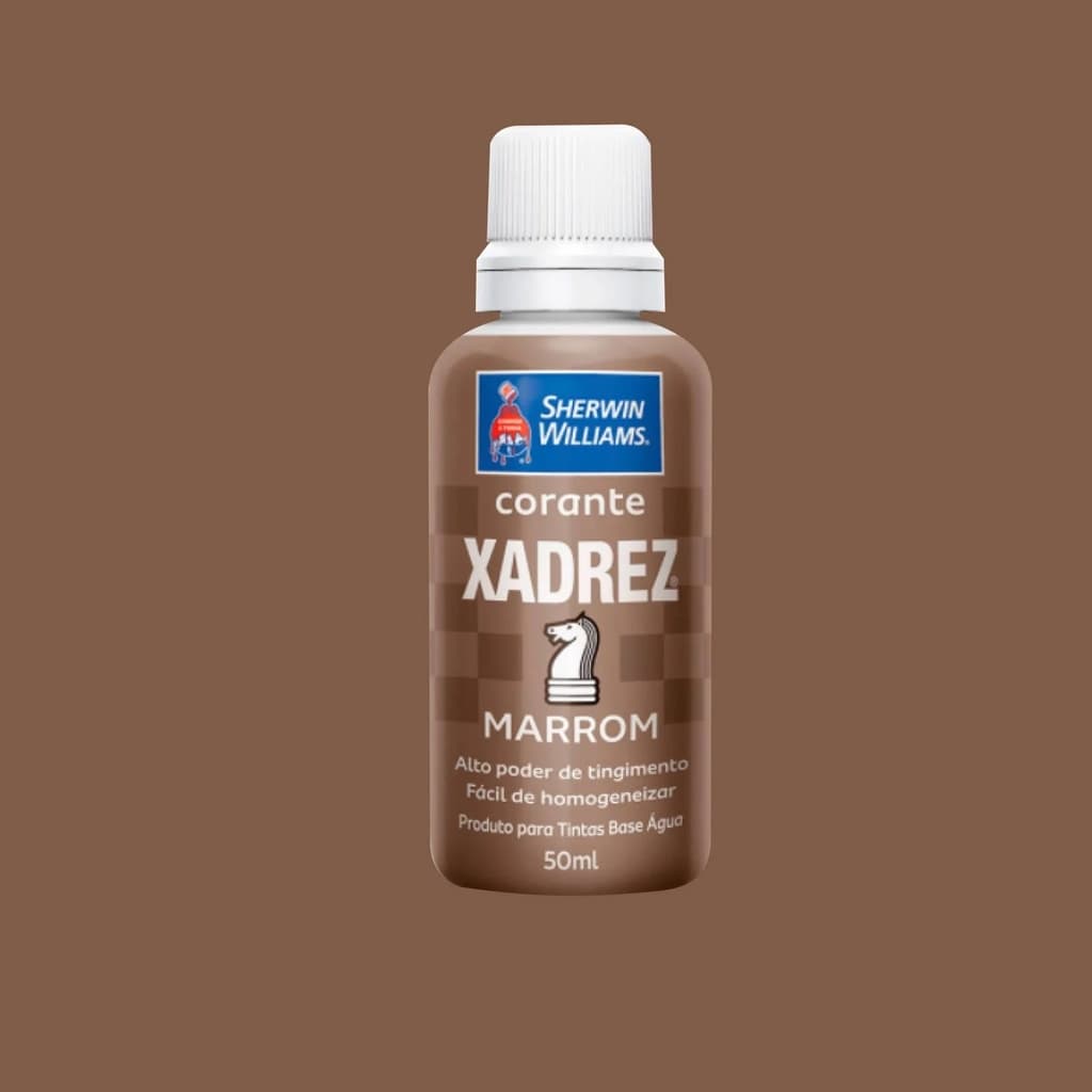 CORANTE LIQUIDO 50ML MARROM XADREZ
