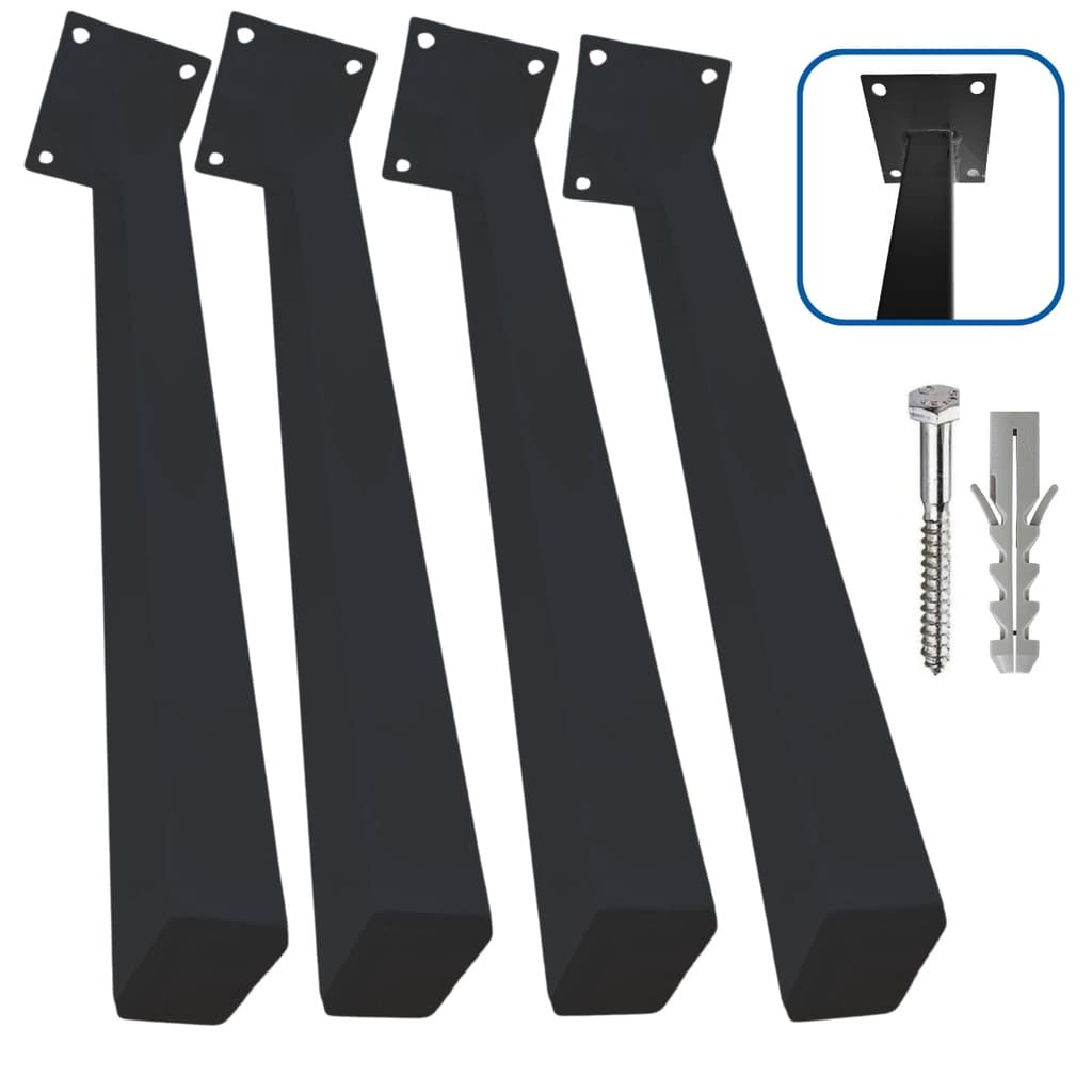 Suporte para Pia de Parafusar 30cm 4un Grapa Granito Bancada