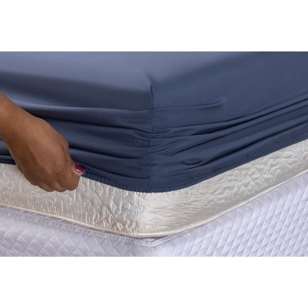 lençol Queen size avulso medida especial 40cm altura em tecido micro percal 260 fios