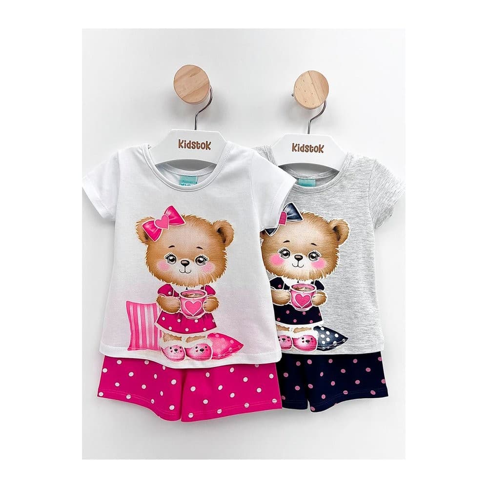 Pijama Menina Ursinha Xícara Brilha no Escuro - Kyly