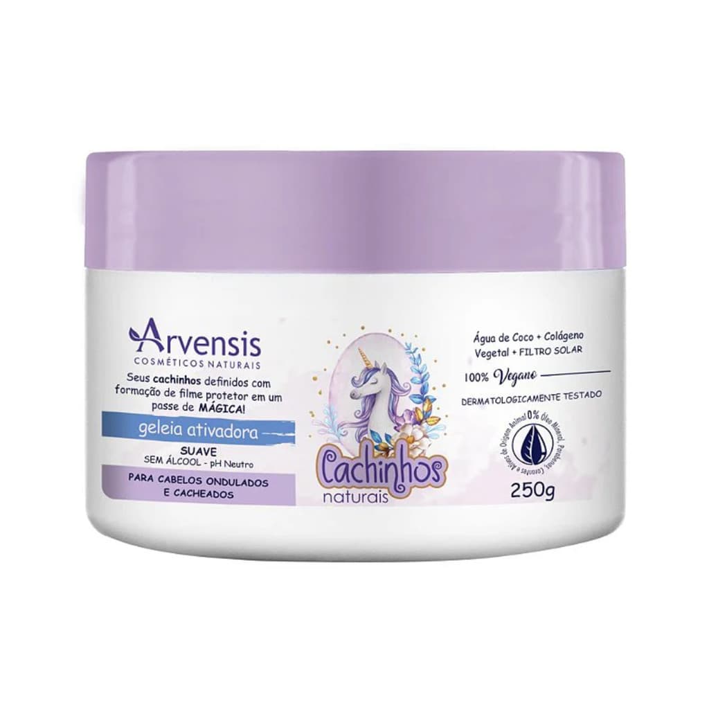 Geleia Ativadora de Cachinhos Arvensis Fixação Suave 250g