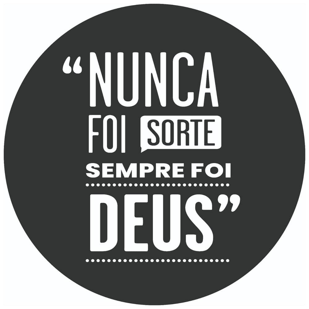 Capa de Estepe Nunca Foi Sorte Sempre Foi Deus Crossfox