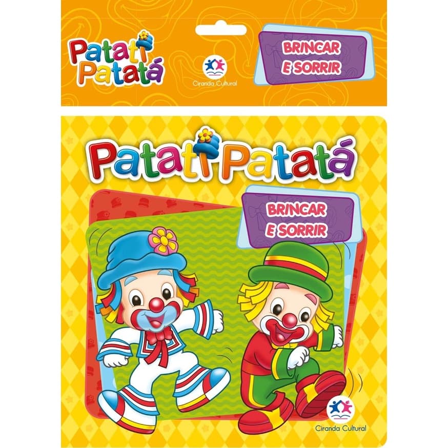 Livro De Banho Infantil Patati Patatá - Brincar e sorrir