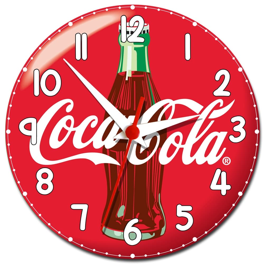 Relógio de Parede Coca Cola Vintage Retro Coca Coca Decoração