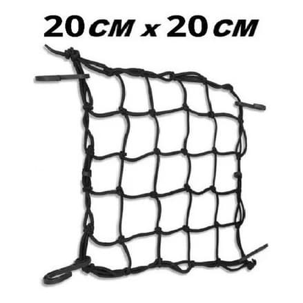 Rede De Moto Elástica 20 X 20cm Aranha Bagageiro Resistente